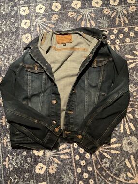 American Eagle Outfitters Dark Blue Denim Jacket